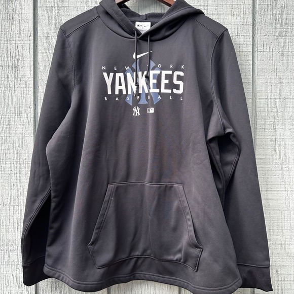 Nike Therma FIT New York Yankees Pullover Hoodie XXL MLB Baseball Athletic - Picture 1 of 10